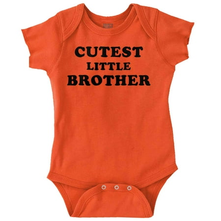 

Brother Newborn Infant Bodysuits For Boys Cutest Little Cool Younger Son Birthday Shower