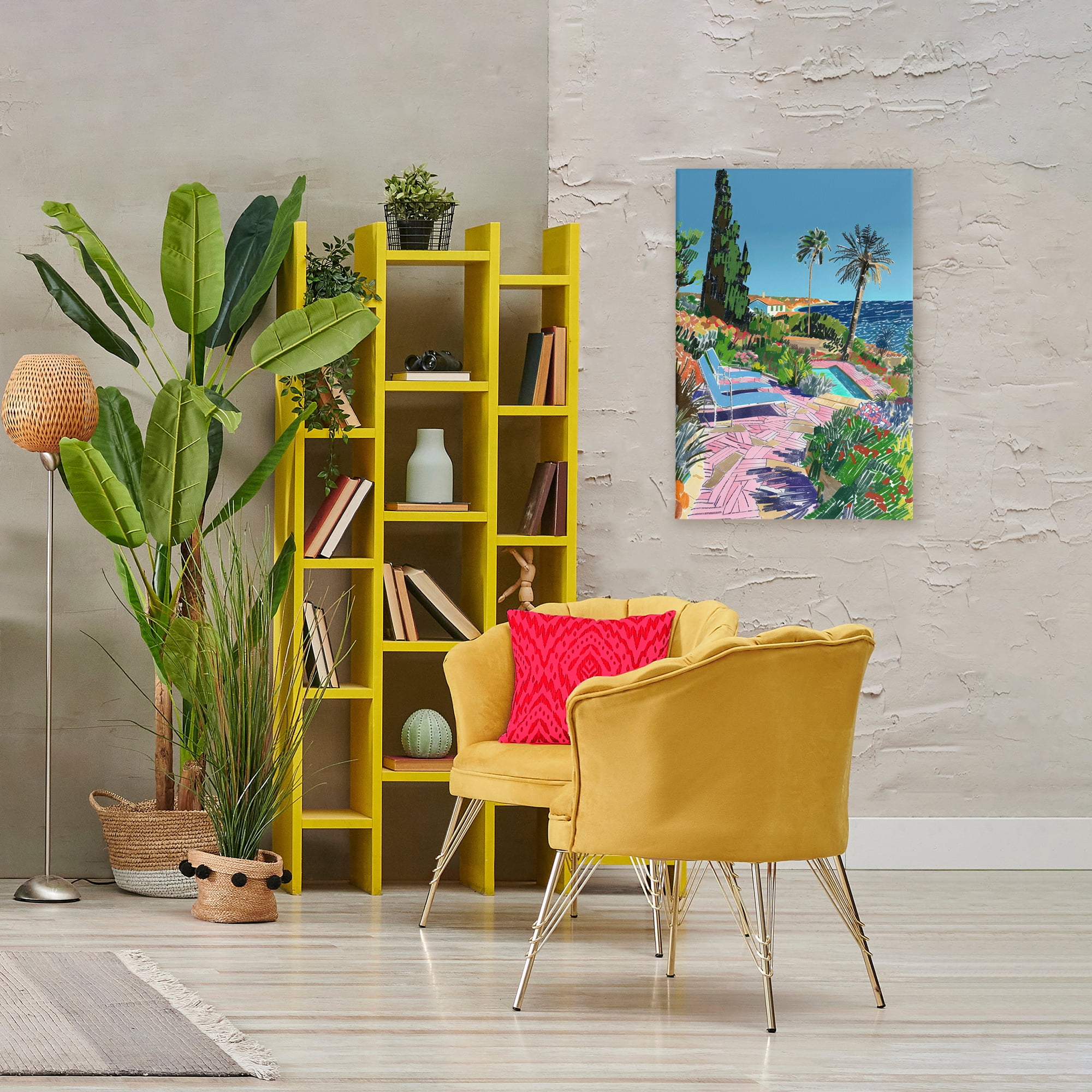 Stupell Industries Pool View to Ocean Canvas Wall Art, design by Creative Studio