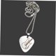 thumbnail image 4 of unbranded Collar Plateado Con Colgante Pick De Guitarra Inoxidable Y Seguro, 4 of 8