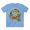 Carolina Blue, variant on Letter Q Graphic Design Tee Unisex 100 Cotton With Antique Gold Letters Artwork T-Shirt
