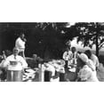 thumbnail image 2 of President Franklin Roosevelt Hosting A Picnic. Ca. 1942 Fdr Is At Lower Left. Third And Fourth From Left Are Long Time, 2 of 2