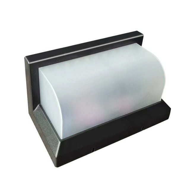 Tignapoo Solar-Powered Black Wall Light With 60 LEDs IP65 Waterproof Outdoor