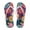 Boho Blossom, variant on Womens Flip Flop Slippers Boho Floral Slip On Cushion Yoga Mat Comfortable Shower Sandals for Women