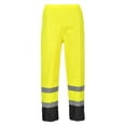 thumbnail image 2 of Portwest H444 Lightweight Waterpoof Hi Vis Classic Contrast Rain Pants Yellow/Black, 6X-Large, 2 of 2