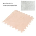 thumbnail image 3 of 10pcs Plush Foam Floor Mat for Baby, 12in Interlocking Floor Mat Climbing Area Rugs, Thickened Soft Anti Slip Puzzle Area Rug Playmat for Room Fluffy Tiles for Home Playroom, 3 of 7