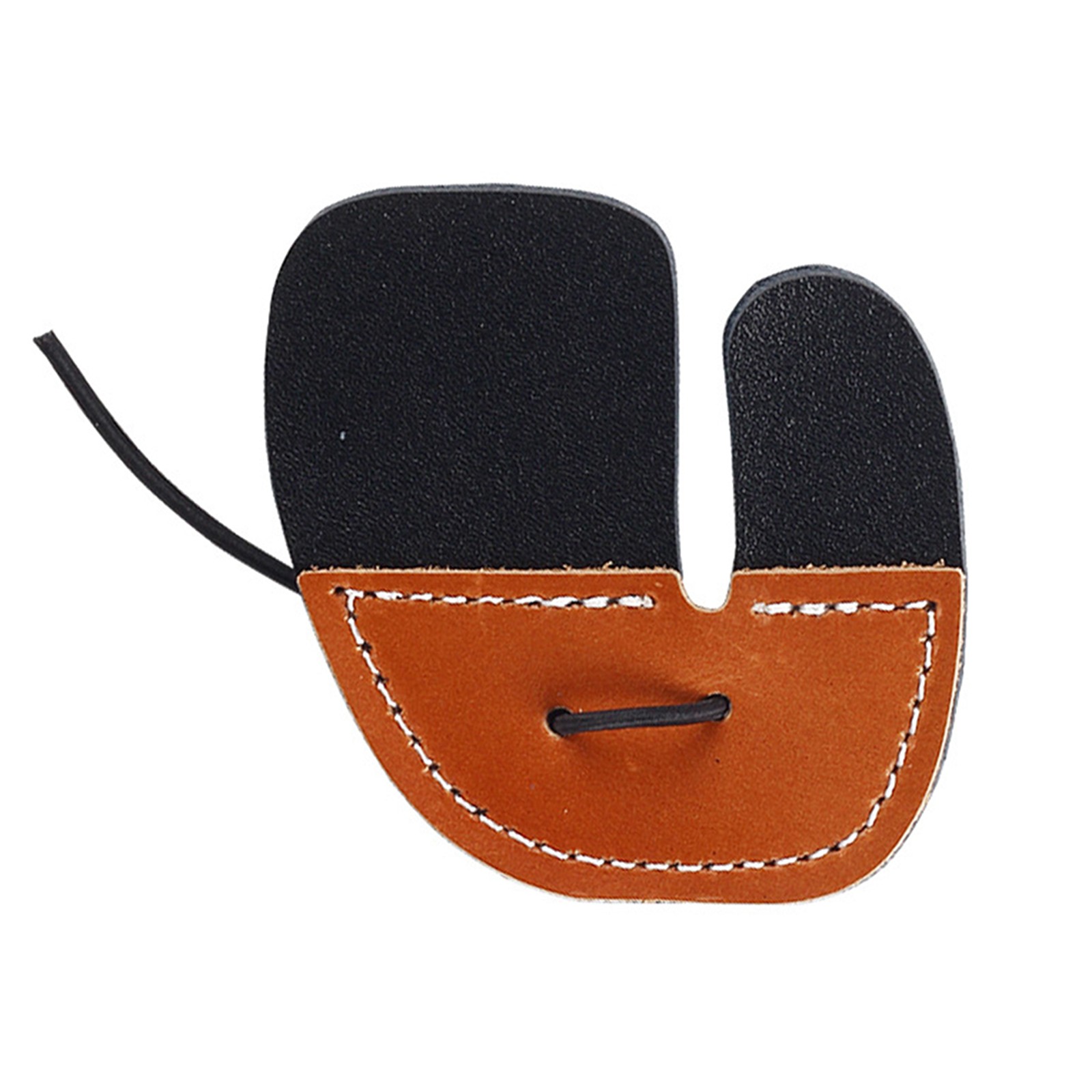 Double Layer Archery Finger Guards Competitive Recurve Bow Leather