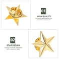 thumbnail image 5 of 12 insignias con forma de estrella, alfileres de solapa, insignias de clasificación de estrellas, decoraciones para disfraces de fiesta., 5 of 5