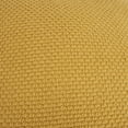 thumbnail image 3 of Yellow Nubby Textured Modern Throw Pillow, 3 of 8
