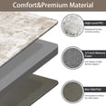 thumbnail image 5 of Kitchen Rugs Set of 2 Kitchen Floor Mats Cushioned Anti Fatigue Beige Kitchen Rugs Non Slip Waterproof Abstract Kitchen Runner Rug Comfort Memory Foam Kitchen Mat for Front of Sink,Laundry Room, 5 of 6