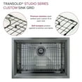 thumbnail image 3 of Transolid Pusb261911 Studio 26" Undermount Single Basin Stainless Steel Kitchen Sink - PVD, 3 of 11