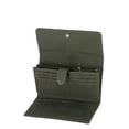 thumbnail image 2 of Time and Tru Women's Piper Clutch Wallet Vinyl Solid Olive, 2 of 4