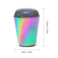 thumbnail image 3 of Colorful Handle Nail Stamper Shining Holographic Head Clear Silicone Stamper, 3 of 7