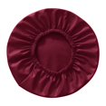 thumbnail image 4 of Housse de Chaise Tabouret Ronde en Cuir PU Imperméable Protecteur de Siège Rouge, 4 of 9