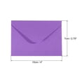 thumbnail image 2 of REGALWOVEN Mini Envelopes, Mini Card Business Card Envelope for Greeting Weddings Purple, 2 of 6