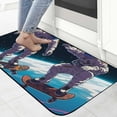 thumbnail image 4 of FANNA Astronauts Skateboards Space Non-Slip Durable Household Doormat Pet Mat 19.68x39.37in/19.68x47.24in 19.68*47.24 in, 4 of 6
