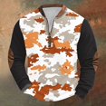 thumbnail image 1 of Blusas y camisas de manga larga con cuello redondo para hombre, sudadera con capucha de cuello redondo con cremallera y estampado, sudaderas de manga larga, blusa de poliéster para hombre, 1 of 4