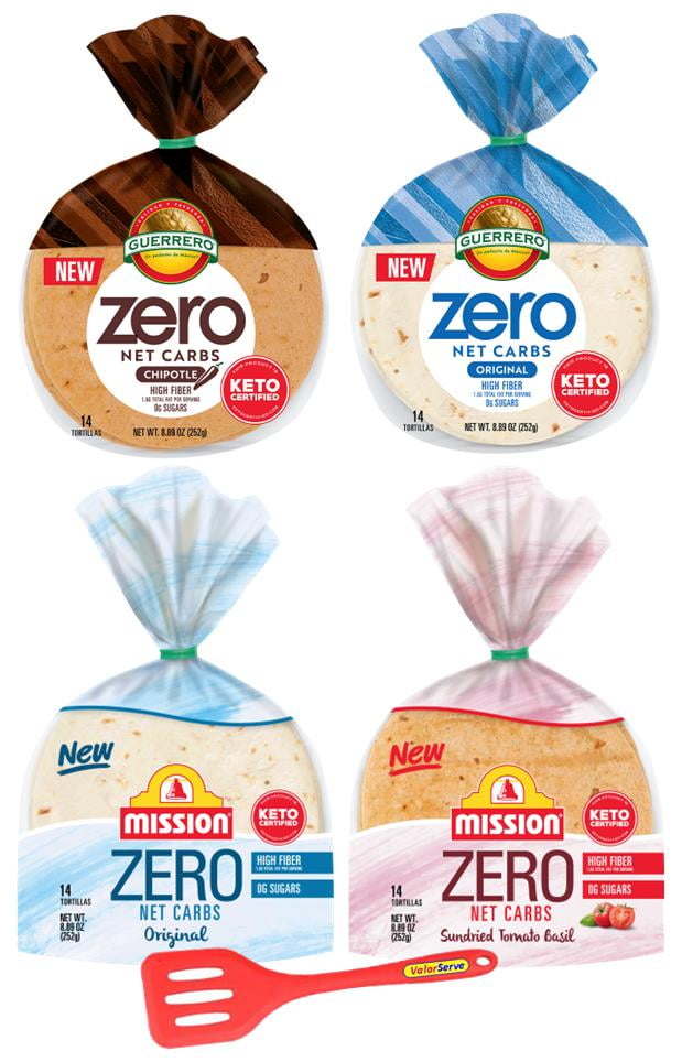 Mission Guerrero Zero Carb 0g Net Carbs Keto Certified 4" Street Taco 14 Count, 8.89 oz
