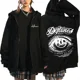 thumbnail image 3 of Deftones-Sudadera con capucha y cremallera para hombre y mujer, abrigo de manga larga de gran tamaño, estilo Harajuku, banda de Rock y Hip Hop, color blanco, ropa de calle, 2024, 3 of 5
