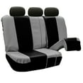 thumbnail image 6 of FH Group Royal Leather Universal Seat Covers Fit For Car Truck SUV Van - Full Set, 6 of 7
