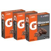 (3 pack) Gatorade Chocolate Chip Protein Bar, 2.8 oz, 6 Count