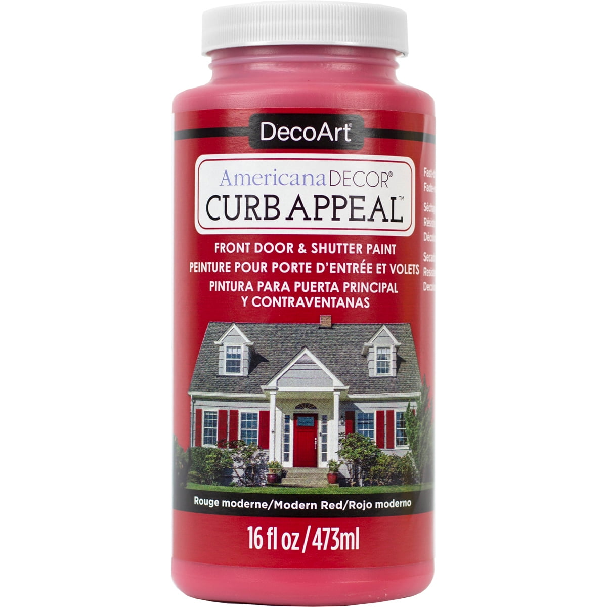 Americana Curb Appeal Paint 16ozModern Red