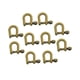 thumbnail image 3 of 10x hebillas de , pasadores de tornillo, sujetadores, llave de grillete, Clips de pulsera de Metal Chian, anillos en D para manualidades, , Bronce, 3 of 8