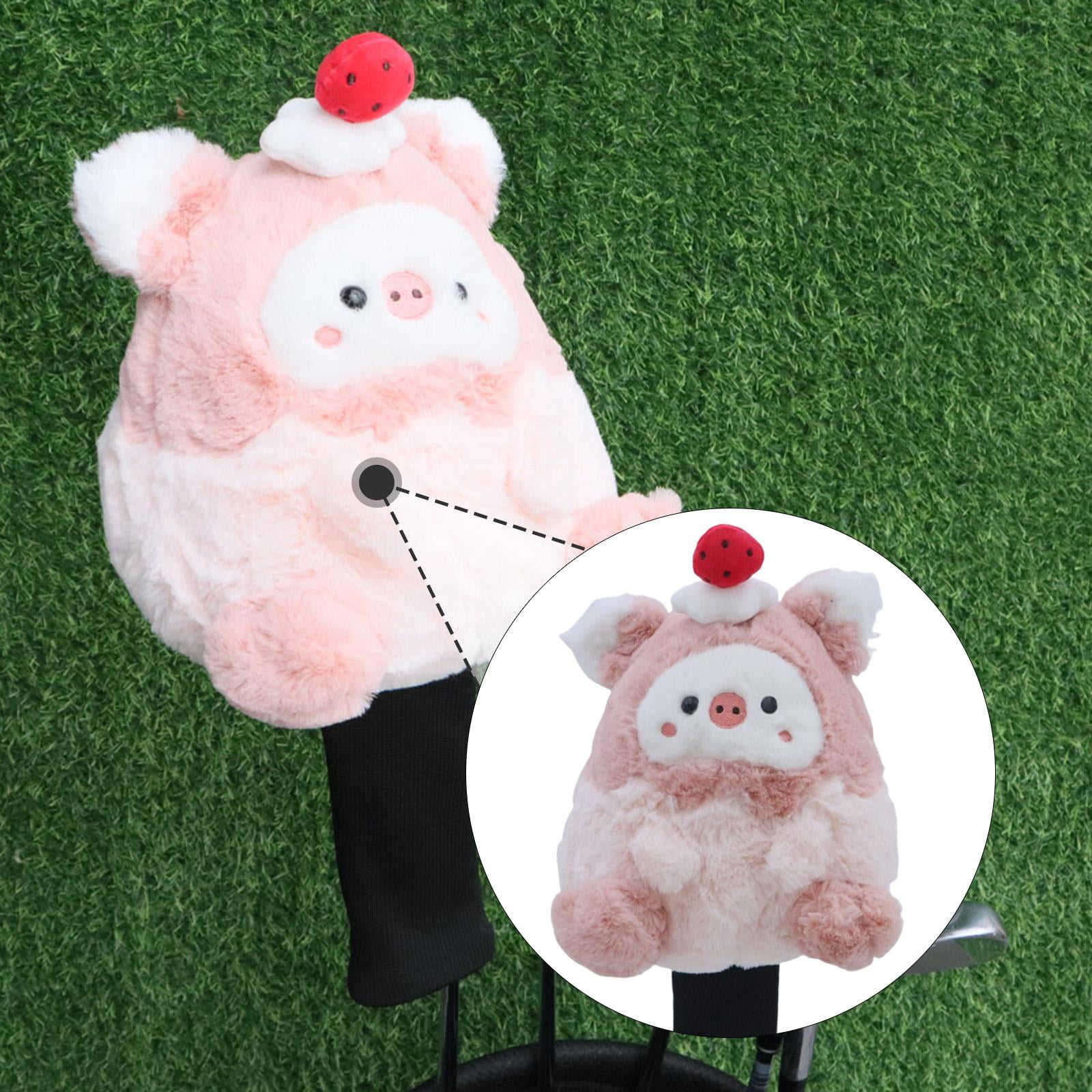 Baoblaze Headcover Cartoon Pig ie Golf Driver Head Cover for Club Golfers Friends