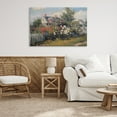 thumbnail image 3 of Stupell Industries Patriotic Cottage Garden Landscape & Nature Painting Wrapped Canvas Art Print Wall Art, 45 x 30, 3 of 8