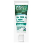 Tea Tree Oil Toothpaste & Neem - Wintergreen Desert Essence 1oz Paste