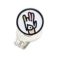 thumbnail image 1 of Golf Hat Clip Ball Hat Clip Marker Magnetic Removable Creative Patterns Golf Ball Position Mark Golfer Gift Golf Accessories Icon A, 1 of 6