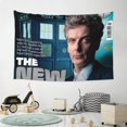 thumbnail image 2 of Doctor Who Tapestry, Anime Wall Poster Art, Wall Tapestry For Bedroom Living Room Dorm Room, Wall Hanging For Festival Party Events Background Photography Backdrop, 60x40 Inch, 2 of 9