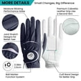 thumbnail image 3 of FINGER TEN Durability Golf Gloves Left Hand/Right Hand Cabretta, Leather Dark Blue, 2 Pack, 3 of 8
