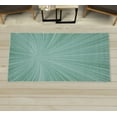thumbnail image 1 of Abstract Art Decorative Rug, Vortex Design with Fireworks Celebration Inspired Concentric Stripes, Quality Carpet for Bedroom Dorm and Living Room, 6 Sizes, Mint Green, by Ambesonne, 1 of 1