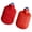 Red, variant on Small Size Hot Water Bag With Knitted Plush Cover For Extended Warmth Cold Night Comfortable Warmers Bed Warming