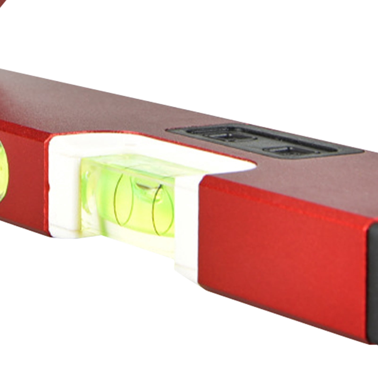 M Buder Foldable Laser Leveler 2 Line Red Beam Aluminum Alloy Magnetic Level Tool with Multifunctional Bubbles for Woodworking, 19.68 inches / 50.00 cm