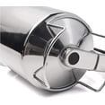 thumbnail image 4 of XIHAMA Stainless steel pancake batter dispenser – pouring funnel kitchen baking tool silver, 4 of 6