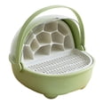 thumbnail image 3 of S SERENABLE Silkworm Breeding Box Home Transparent Breathable Reptile Breeding Container Green, 3 of 9