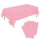 thumbnail image 1 of Mantel desechable - Paquete de 6, manteles de 54 x 108 pulgadas para fiestas, manteles decorativos para mesas rectangulares, cubierta de mesa de plástico impermeable, a prueba de fugas y resistente, 1 of 5