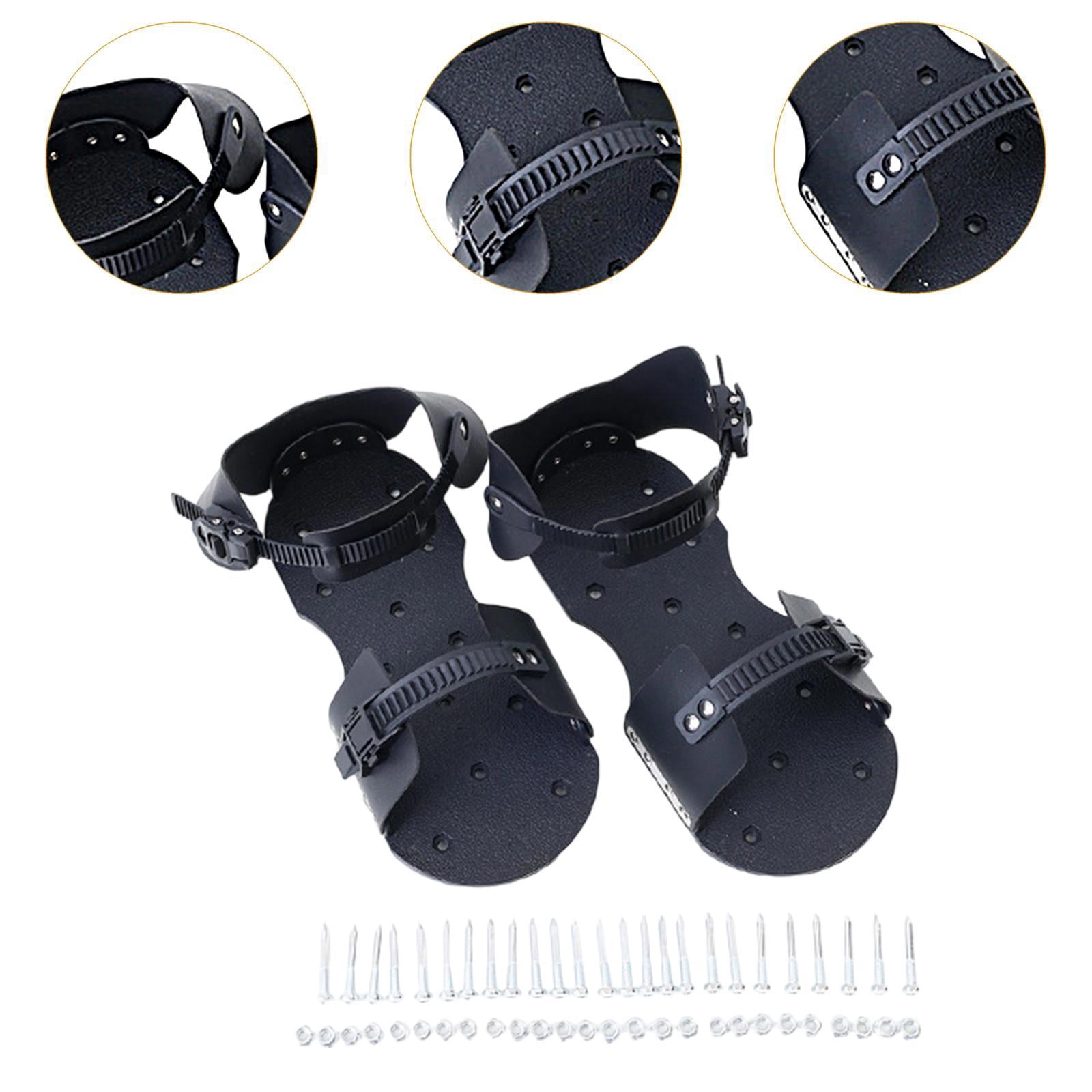 MAGIDEAL Lawn Aerator Shoes Yard Aerator Tool for Epoxy Floor Yard Grass Nail 2.8cm