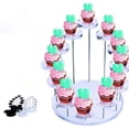 thumbnail image 2 of Soporte De Acrílico Para Joyería Soporte De Exhibición De Base Redonda De 12 Soportes De Exhibición De Anillo De Joyería Noticed HA024658-01, 2 of 5