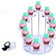 thumbnail image 2 of Soporte De Acrílico Para Joyería Soporte De Exhibición De Base Redonda De 12 Soportes De Exhibición De Anillo De Joyería Eigraketly HA024658-01, 2 of 5