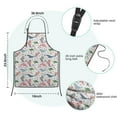 thumbnail image 3 of White Mermaid Sea Pattern Kids Aprons for Girls and Boys,Adjustable Neck Strap Toddler Aprons for Kids Cooking Baking, 3 of 6