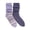 Purple Fairisle, variant on MUK LUKS Women's Tall Slouch Cabin Socks, 2-Pack, OSFM
