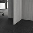 thumbnail image 4 of Pemberly Row Table de Conférence Ronde 42W avec Base en Bois en Gris Platine - Bois, 4 of 7