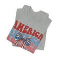 thumbnail image 3 of Women's Groovy Retro America Coquette Bow 4th of July Shirt, 3 of 12