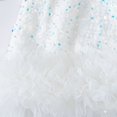thumbnail image 4 of Afdoent Toddler Girls Dress Mesh Party Dress For Girls Elegant Tutu Dress With Sequin Applique For And Celebrations 4-5 Years, 4 of 9