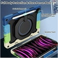 thumbnail image 6 of Iokmax for iPad Air 5th 4th Generation Case (2022 2020) 10.9 inch & iPad Pro 11 Case 4th/3rd/2nd/1st Gen[Screen Protector, Pen Holder,15ft Drop Protection]with 360 Stand Hand Strap for Kids Women Man, 6 of 6