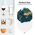 thumbnail image 6 of Kdxio World Map Funny Coasters,4 Pcs Leather Coasters,Housewarming Gifts,Protect Furniture from Water Marks Scratch and Damage, 6 of 6