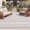 thumbnail image 5 of SAFAVIEH Cabana Allycia Ivory/Grey 2'2"X9' Runner Indoor/Outdoor Area Rug Ivory/Grey, 8' x 10', 5 of 13