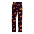 thumbnail image 5 of Satingcolo Funny Halloween Men's Pajama Pants, Halloween Pajama Bottoms for Men,Comfortable Soft Sleepwear Lounge Pant Sleep Pjs Bottoms, 5 of 6